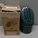 1 Pack 4" Slope Drainage Grate Cover, Rain Diverter, Drainage Grate Yard Drain, Drain Emitter for Sump Pump Discharge & Downspout Extensions, Fit 4" SCH 40, 4" SDR 35, 4" Corrugated Pipe-Green