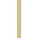 Ivilon Countertop Paper Towel Holder - Modern Knurling End Cap Minimalist Design - Color Gold Polished