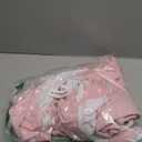 Vssjavun Women 2 Piece Outfit Color Block Long Sleeve Zip Drawstring Cropped Jacket Bodycon Long Pants Set Sweatsuit (XX-Large, Pink)