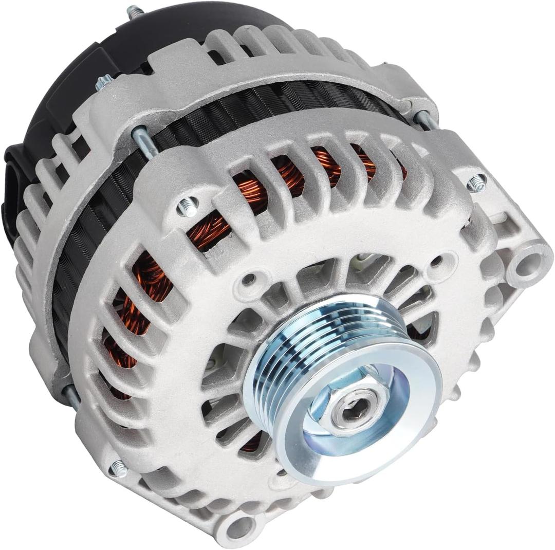 New Alternator 5.3L 6.0L 8.1L Fit for Chevrolet 1999-2002 GMC Series Pickups Avalanche Suburban Tahoe Yukon Cadillac Escalade 5.3L 6.0L 8.1L, 400-12172