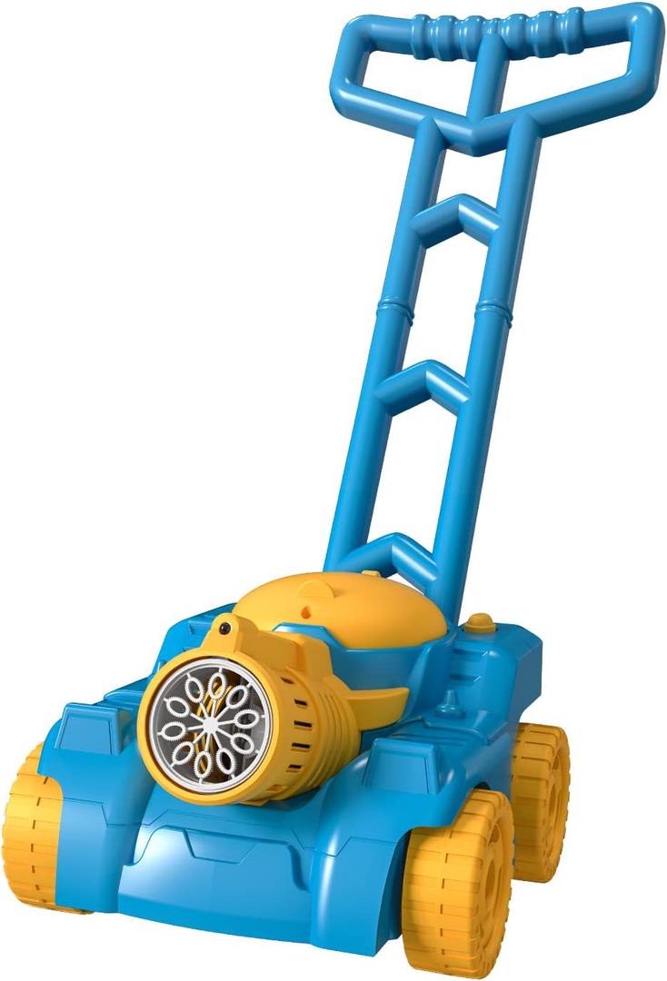 Bubble Lawn Mower for Toddlers,Indoor and Outdoor Push Bubble Blower MachineBubble Machine with Gardening ThemeBirthday, Party Favor for Girls and Boys