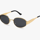 livho Oval Trendy Polarized Sunglasses Women Men, Retro Sun Glasses for Women Men 2025, Vintage Classic UV Protection Shades