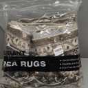 Washable Area Rug 8x10: Vintage Non-Slip Stain Resistant for Living Room, Soft Large Carpet for Bedroom Dining Room Home Office(Brown and Cream)