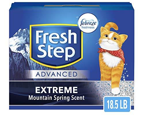 Fresh Step Advanced Extreme Clumping Cat Litter with Odor Control - Mountain Spring Scent, 18.5 lb. (
2 x 18.5 lb. Box)