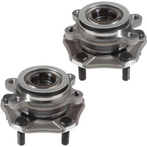 KEYOOG 2Pcs 513364 (5 Lug) Front Wheel Hub and Bearing Assembly Fit For 2015-2018 Chevy City Express [13-17 Ni-ssan Leaf /2013 2014 2015 2016 2017 2018 2019 NV200 / Sentra ]
