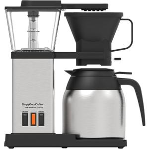 Simply Good Coffee THE BREWER - Thermal. Coffee Maker/Coffee Machine. 8 Cup Automatic Drip Pour Over Coffee Brewer. Easy To Use. Stainless Steel/Black