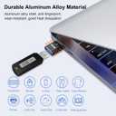 2 x ENVEL   USB C to USB Adapter, 10 Gbps Type-C Male to USB3 Female OTG Converter, Compatible with Apple iWatch iPhone 17 16 15 Galaxy S24 iPad Air 4 5 Mini 6