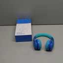 Kids Bluetooth 6.0 Headphones with LED Light, 85Hours Playtimes, Type-C Fast Charging, 85/94dB Volume Limited, Comfort Wireless Headphones with Built-in Mic, Wired & TF Card Mode, Blue