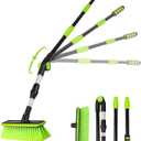 59" PBT 180Rotatable Car Wash Brush with Long Handle New Process Not Easy to Produce Floating Hair Suitable for Snow Sweeping SUV MPV Truck Rv Caravan Indoor Outdoor Cleaning Window Wheel