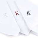 Initial Handkerchief for Men, Monogrammed Boxed 3 Piece Set,100% Cotton