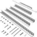 Garage Door Opener Hanging kit, Universal Garage Door Opener Installation Kit Galvanized Garage Door Angle Iron Bracket