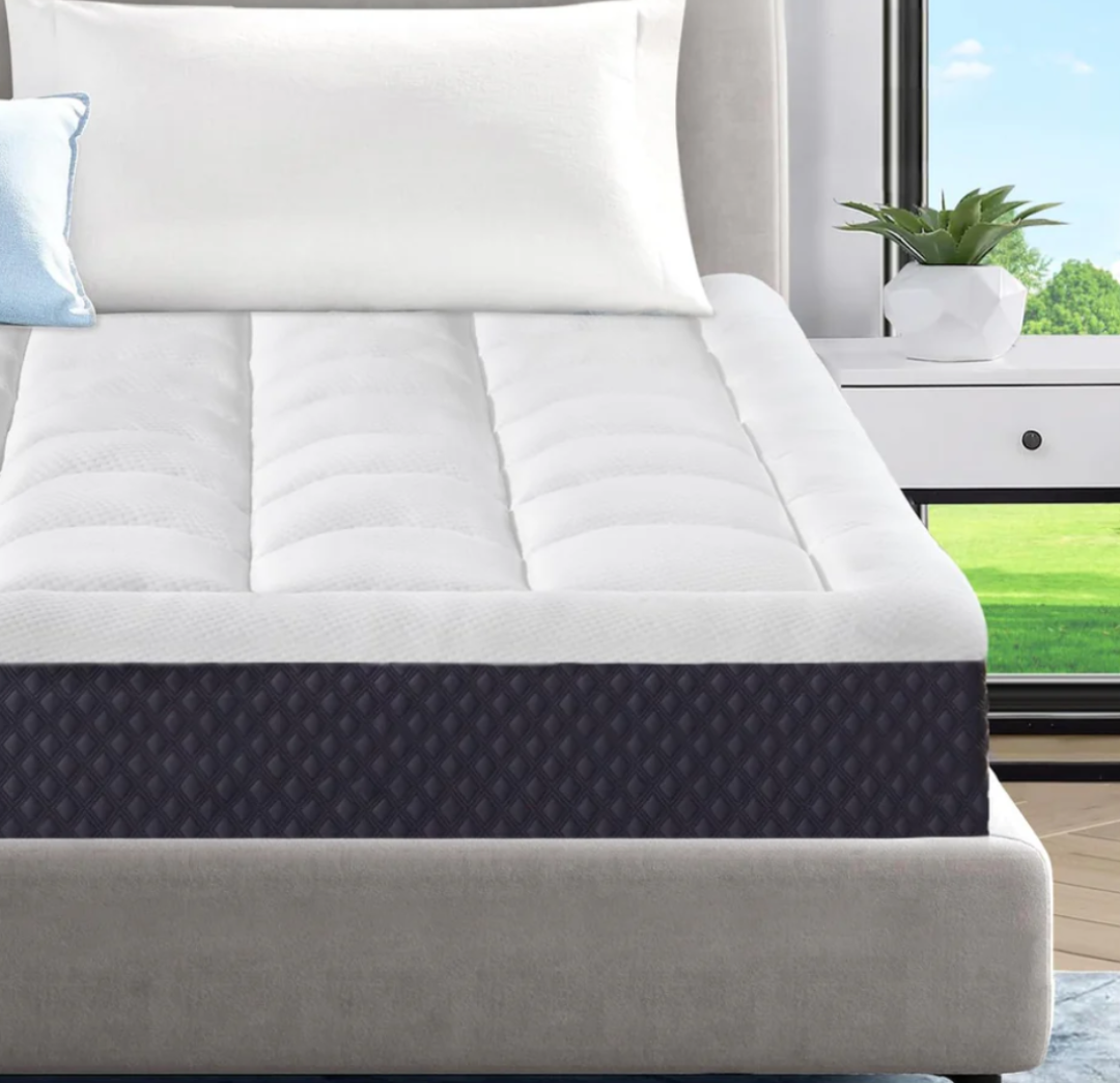 ELEMUSE Cooling Gel Memory Foam Plus Pillowtop Mattress, CertiPUR-US® Certified Breathable Bed in a Box for Pressure Relief, Fiberglass-Free