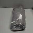 SCFOAMZAI Knee Pillow for Back Sleeping, Pain Relief Memory Foam Bolster for Legs, Under Knee & Bed, Roll Round Support Wedge, Half Moon Pillow Ideal for Massage Table, Grey (Standard)