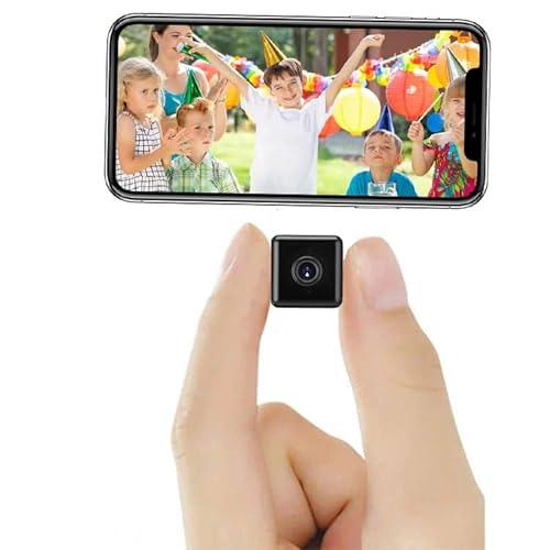 Mini Indoor Wireless WiFi Camera Small Home Security Cameras 2025 Tiny Body Small Outdoor Camara Micro Nanny Cam Pet Dog Babysitter House Security Camaras micro Door Room Cams No Need Wifi Camera