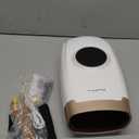 Lunix LX7 FSA Carpal Tunnel & Wrist Pain Relief Device, Heated Air Compression Hand Massager for Arthritis, Mothers Day Gifts for Women & Mom, Touchscreen, Lunar White