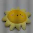 Flower Floor Pillow Sun Shape Cushion Cute Seating Pad Chair Cushion Oversized Throw Pillow, Plush Toy for Home Decoration Kids Girls Women Gifts (58 cm / 22.8 inch)