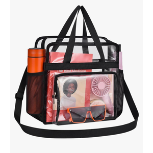 Clear Tote Bag Clear Bag Stadium Approved 12x6x12 Stadium Bag for Work, Sports Games,Gym