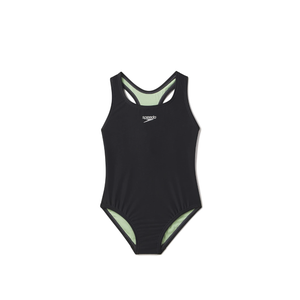 Speedo Girl's Swimsuit One Piece Closed Racerback 10