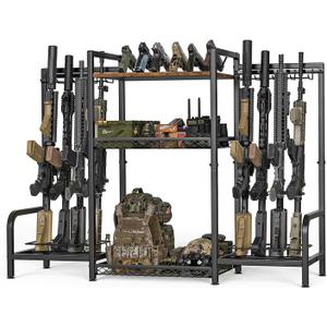 Gun Rack,Portable Rifle Rack Stand, Heavy Duty Steel Indoor Outdoor Gun Racks, Folding Gun Rack Stand for Shooting Hunting Range