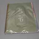 Rileys Academic Planner 2025-2026, Daily, Weekly & Monthly Planner, July 2025 - June 2026, Student Notes Pages, Twin-Wire Binding, Weekly Agenda for School & Work (8.5 x 11-Inches, Green)