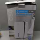 Dehumidifier for Home,1000 sq.ft Dehumidifier for Basement Bathroom Bedroom with Auto Shut Off, Built-in Aromatherapy Diffuser,7 Colors LED Light, Quiet Dehumidifiers with Sleep Mode(CS08-Cream)