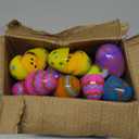 24 Pcs PreFilled Easter Eggs with Plush Bunny Toys Animals Keychain Decoration Stuffed Toy Great for Kids Boys Girls Toddler Easter Basket Stuffers Egg Fillers