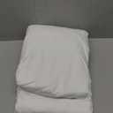 FreshCulture King Fitted Sheet Only - Hotel Quality Fitted Sheet King Size - Ultra Soft & Breathable - Brushed Microfiber - Deep Pocket - Cooling Fitted Sheets for King Size Bed (White)