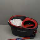 O-Cedar Easywring Microfiber Spin Mop & Bucket Floor Cleaning System with 4 Extra Refills