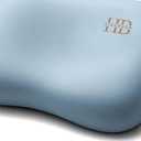 HighBeds Cervical Neck Pillow for Memory Foam – Soft Ergonomic Side Sleeper Pillow for Neck Pain Relief, Ice Silk Zipperless Pillowcase, Eco-Friendly and Durable Material