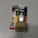 Master Lock Combination Lock, Heavy Duty Weatherproof Padlock, Resettable for Outdoor Use, Brass Finish, M175XDLF (1.2 x 2 x 3.87 inches (1 Pack))