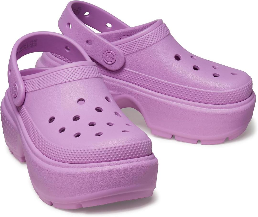 Crocs™ Stomp Clog Unisex Slip-on Shoes – Ideal for Pools and Streets – EVA Outsole, Footbed, and Lining Bubble Men's 7, Women's 9 Medium
