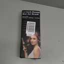 Round Hair Blow Dryer Brush - 1.2 Inch Ceramic Barrel Hair Dryer Brush for Short/Middle Hair, One Step Drying, Volumizing, Straightening and Styling, Negative Ionic Dryer Brush (Black-Golden, 1.2)