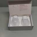 Momcozy Wearable Electric Breast Pump  Portable, Wireless, Adjustable Suction, Soft DoubleFit Flanges, Smart Display (24mm, 2-Pack, Light White)