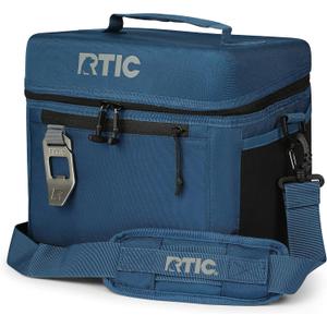 RTIC Everyday Cooler, Soft Sided Portable Insulated Cooling for Lunch, Beach, Drink, Beverage, Travel, Camping, Picnic, for Men and Women, 15 Can