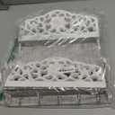 Mail Organizer with Key Holder,2-Slot Mail Holder with 4 Key Hooks for Wall Decorative, Wooden Hanging Organizer for File Letter in Shelf Home Farmhouse Decor for Entryway Office