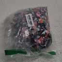 One Piece Swim Dress for Women Tummy Control Swimsuits V Neck Twist Front Swimdress Flowy Bathing Suit (X-Large, Black Red Floral)