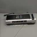 90KPa Portable Vacuum Sealer Machine for Food, One-Touch Open Lid, Detachable & Easy to Clean, Vertical Placement Saves Space, Powerful Suction for Freezer Bags & Food Storage(Black Silver)