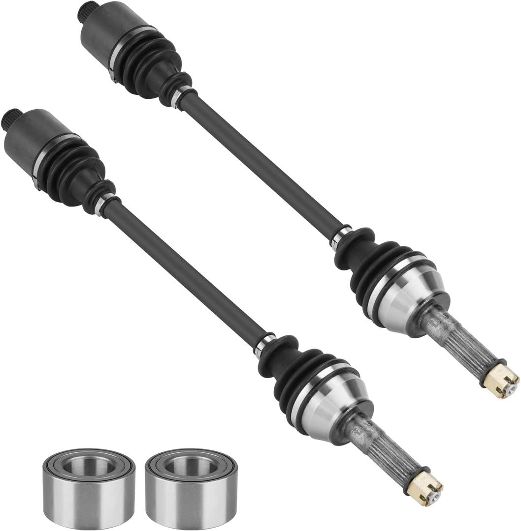 Rear CV Axle with Wheel Bearing for Polaris 2013-2018 Ranger Crew/XP 900, 2017 2018 Ranger XP 1000, 2015 Ranger 570 Full-Size, 2pcs Left/Right Half Drive Shaft Replace for 1332947