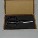 MITSUMOTO SAKARI Japanese Kitchen Scissors, Heavy Duty Poultry Shears, Detachable Titanium Plated Stainless Steel Utility Food Scissors for Meat, Chicken Bone and Herbs