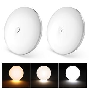 GZV RV Interior Light, 12V RV Led Lights Interior, 4.5 RV Led Ceiling Puck Lights Interior 12V, 3 Color RV Led Lights for Inside/Camper/Trailer/Car (2 Pack, 3000K/4000K/6000K)