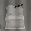 Amagic Clear Glass Flameless Candles Battery Operated with Timer, Remote Control, LED Pillar Candles, Battery Powered, Valentine's Day Decor, Pure White Wax, Set of 3