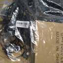 Brightown LED String Lights Outdoor 100Ft Waterproof G40 Patio Lights with 102(2 Spare) Led Shatterproof Bulbs, LED Globe Hanging Light for Porch Bistro Balcony Backyard Decor, E12 Socket, 2200K (Black)