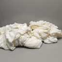 BEDELITE Flannel Sheets Queen Size White - Super Soft Fleece Sheets Set Fluffy Extra Plush, 3 Piece(Include Fitted Sheet, 2 Pillowcases)