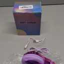 QearFun Kids Bluetooth Headphones, 60H Playtime, 74/85/94dB Safe Volume Limit, Metallic Gradient Wireless Headset with HD Mic, Fast Charging, Foldable, Wired 3.5mm Mode for School/Tablet/Travels