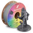 Polymaker Panchroma PLA Steel Grey 3D Printer Filament, 1.75mm, 1kg Spool, Easy to Print, High Speed Printing, Tangle Free, AMS Compatible, Perfect for Toys, Decor, Miniatures, Models & Cosplay