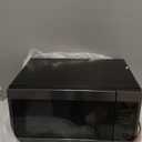 GE Countertop Microwave Oven, 1,150-watt Capacity, 1.6 Cubic Ft., 8 Auto Setting Cooking Settings, Child-Lock Technology, Kitchen Essentials for the Countertop, Dorm Room or Apartment, Black Stainless