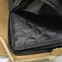 SHARLOVY Back Seat Extender for Dogs, Heavy Duty Dog Car Seat Cover for Back Seat and Aggressive Chewer, Large Hard Bottom Seat Cover for Dogs, Dog Hammock for Car, Travel Pet Bed for Car, SUV, Truck (Black)