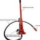 10 Ton Floor Jack Hydraulic Pump Ram Porta Power Kit Replacement Car Auto Body Frame Repair Tools with Long Handle 22000lbs Red
