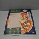 Pizza Pan - 14 Inch Nonstick Pizza Pan for Oven with Widen Handles for Cooking, Baking, and Grilling - Durable, Even Heating, Long-Lasting Kitchen Cookware (1, Black)