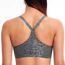 MELENECA Women's Front Closure Plus Size Underwire Racerback Bra | Full coverage cups with unlined comfort, easy front fastening and supportive design for everyday wear and active lifestyles. (Gray, 34DD)
